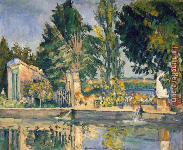 Paul Cezanne Jas De Bouffan The Pool C 1876